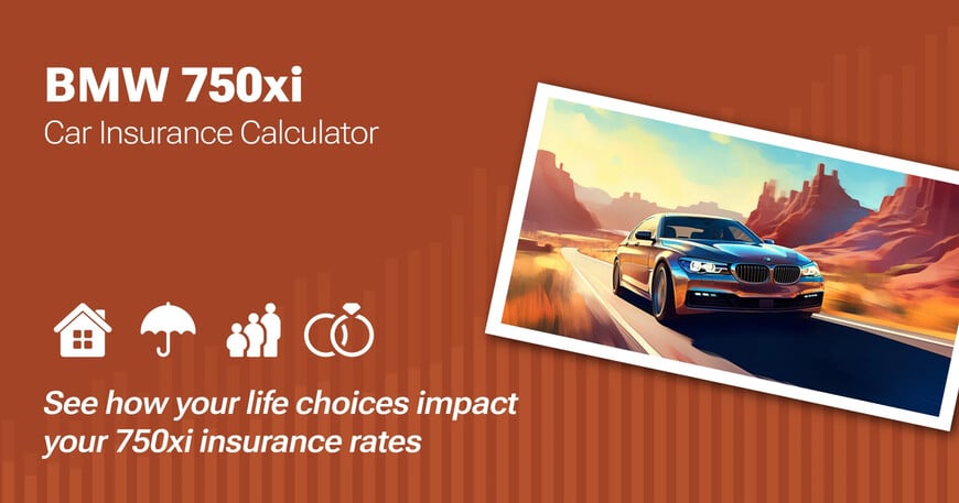 BMW 750xi car insurance calculator image