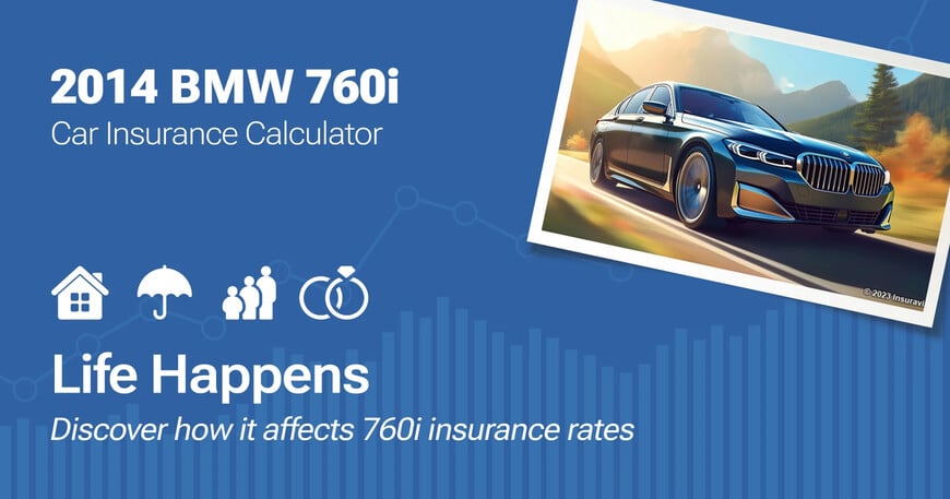 2014 BMW 760i car insurance calculator image