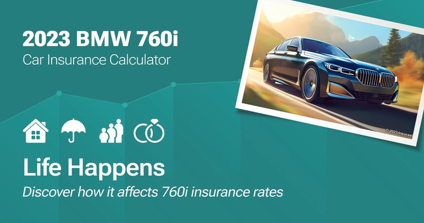 2023 BMW 760i car insurance calculator image