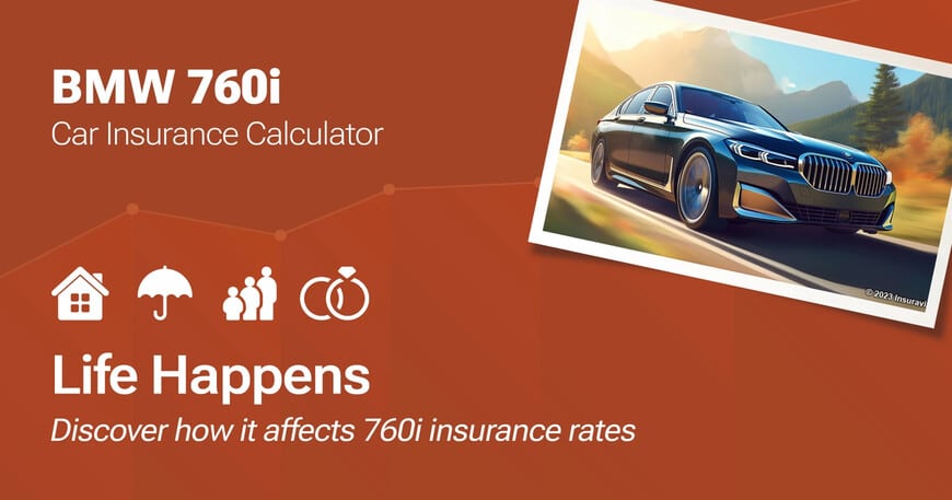 BMW 760i car insurance calculator image