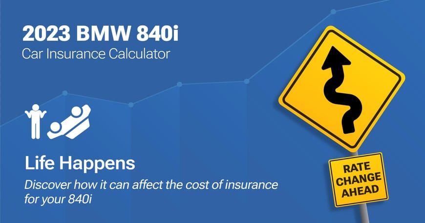2023 BMW 840i car insurance calculator image