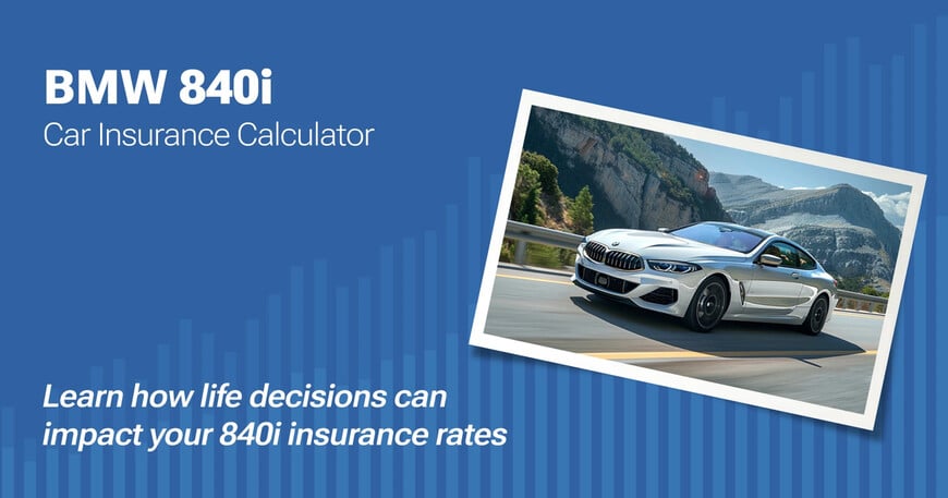 BMW 840i car insurance calculator image