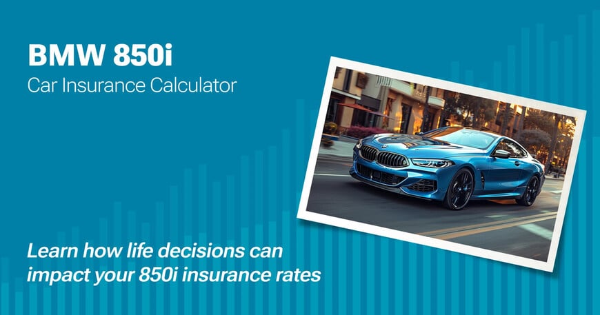 BMW 850i car insurance calculator image