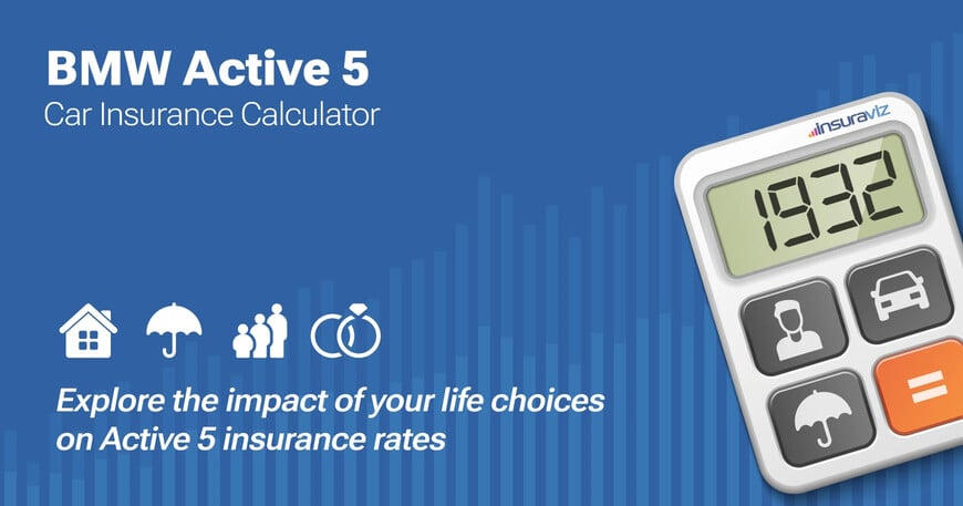 BMW Active 5 car insurance calculator image