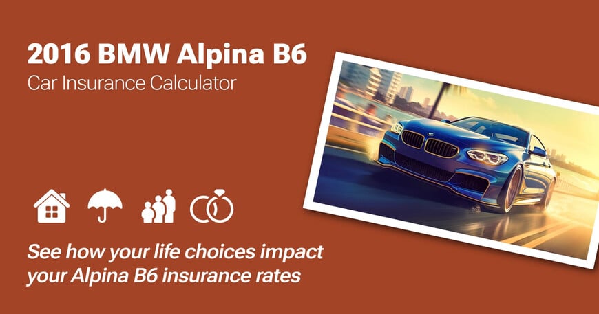 2016 BMW Alpina B6 car insurance calculator image