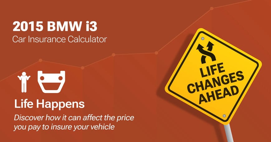 2015 BMW i3 car insurance calculator image