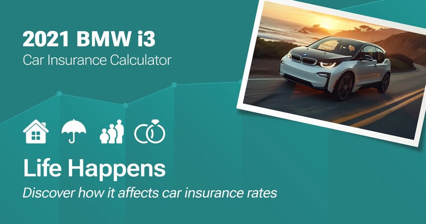 2021 BMW i3 car insurance calculator image