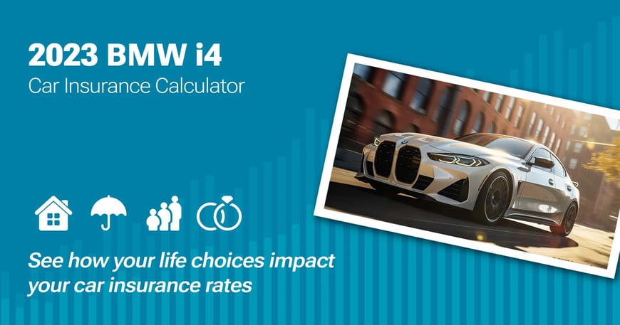 2023 BMW i4 car insurance calculator image