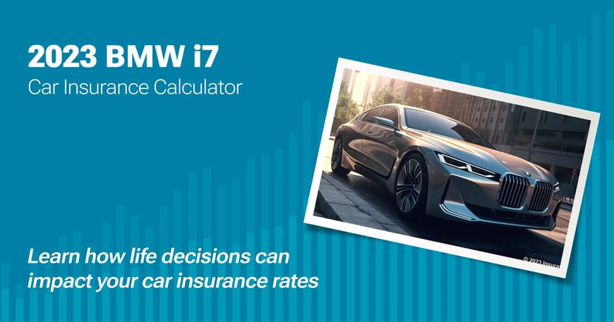 2023 BMW i7 car insurance calculator image