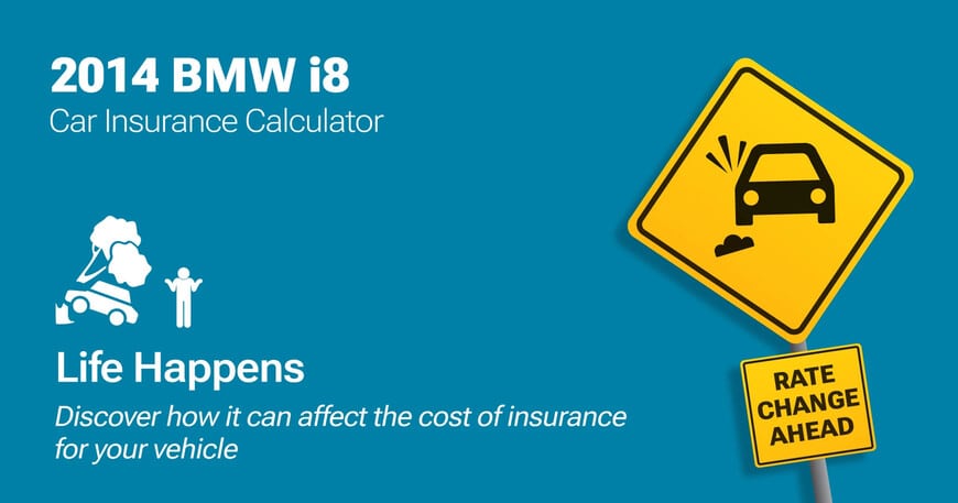 2014 BMW i8 car insurance calculator image