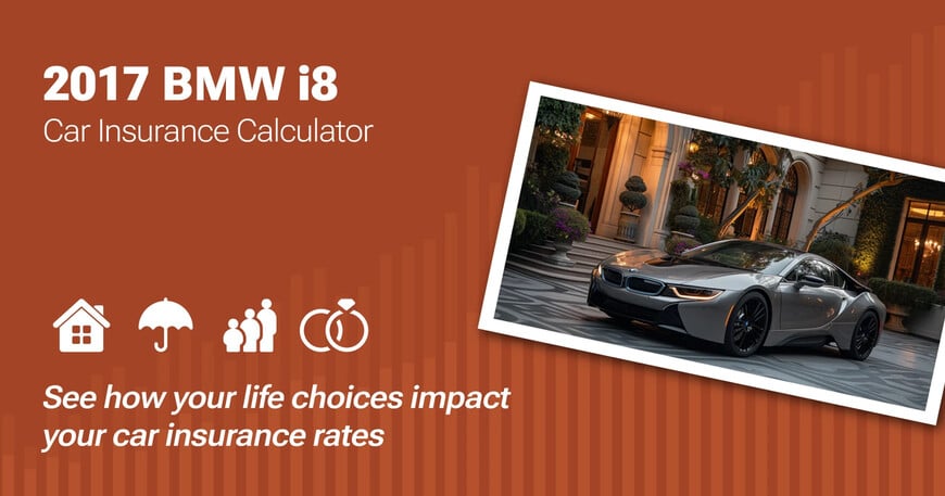 2017 BMW i8 car insurance calculator image