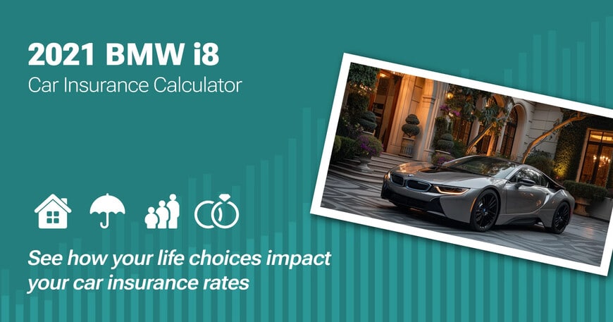 2021 BMW i8 car insurance calculator image
