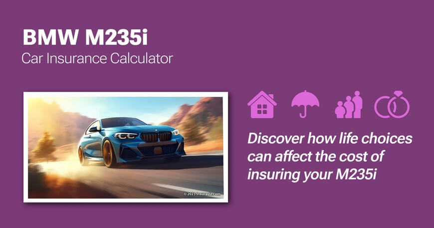 BMW M235i car insurance calculator image