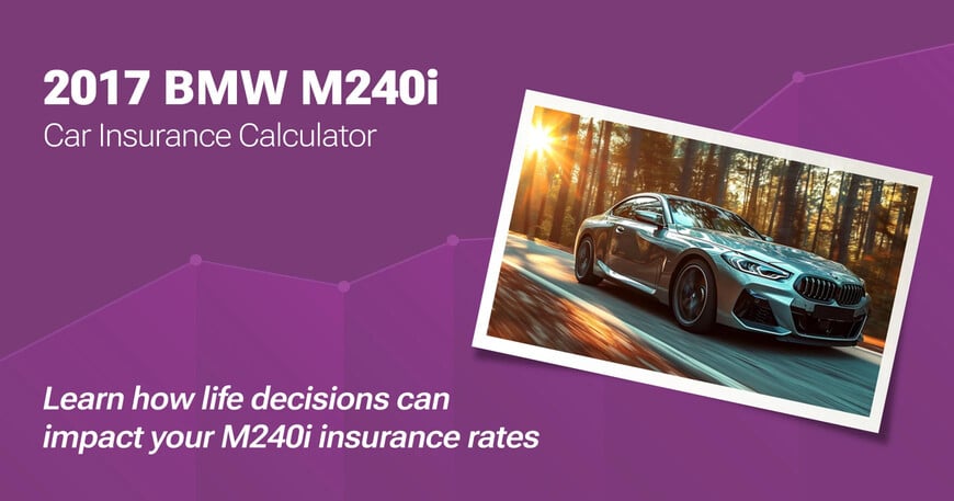 2017 BMW M240i car insurance calculator image
