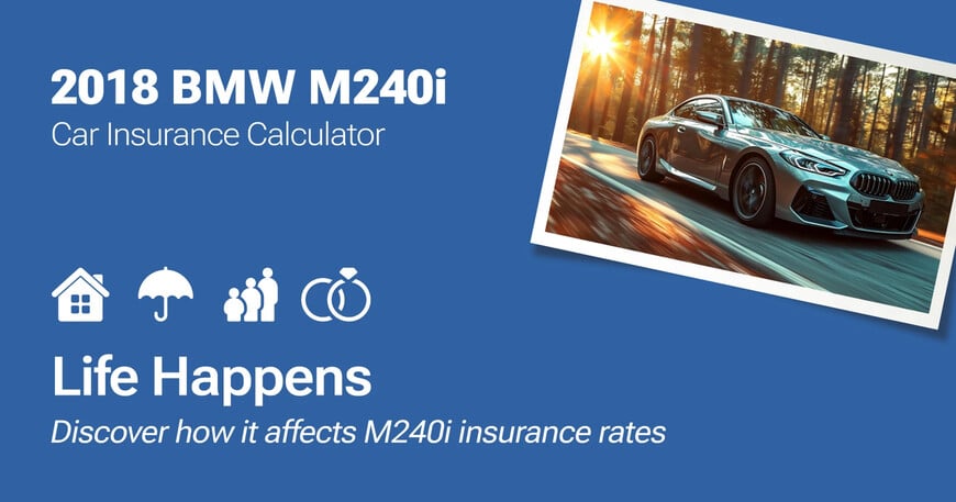 2018 BMW M240i car insurance calculator image