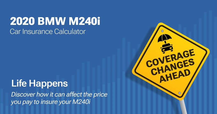 2020 BMW M240i car insurance calculator image