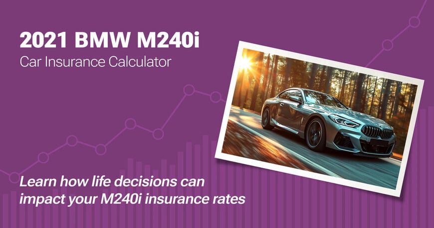 2021 BMW M240i car insurance calculator image