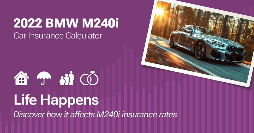 2022 BMW M240i car insurance calculator image