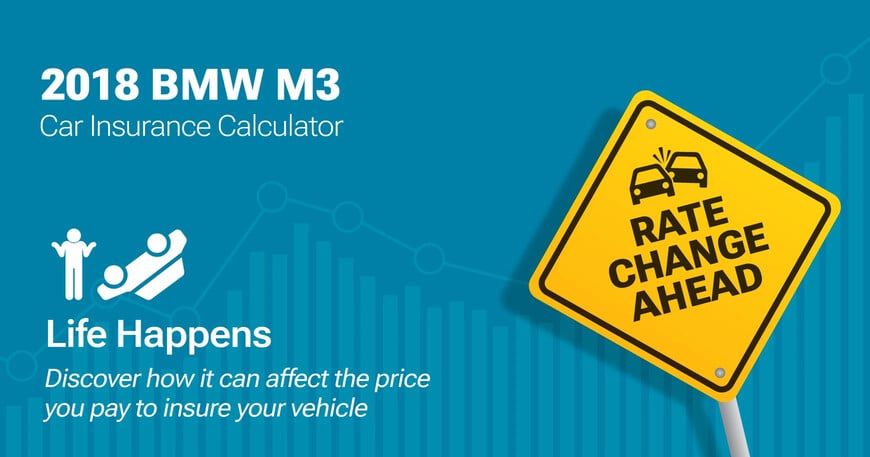 2018 BMW M3 car insurance calculator image