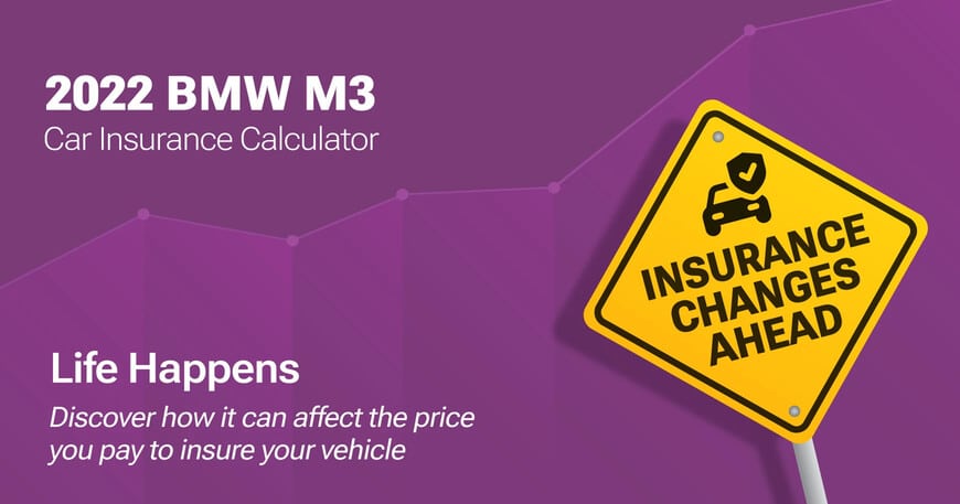 2022 BMW M3 car insurance calculator image