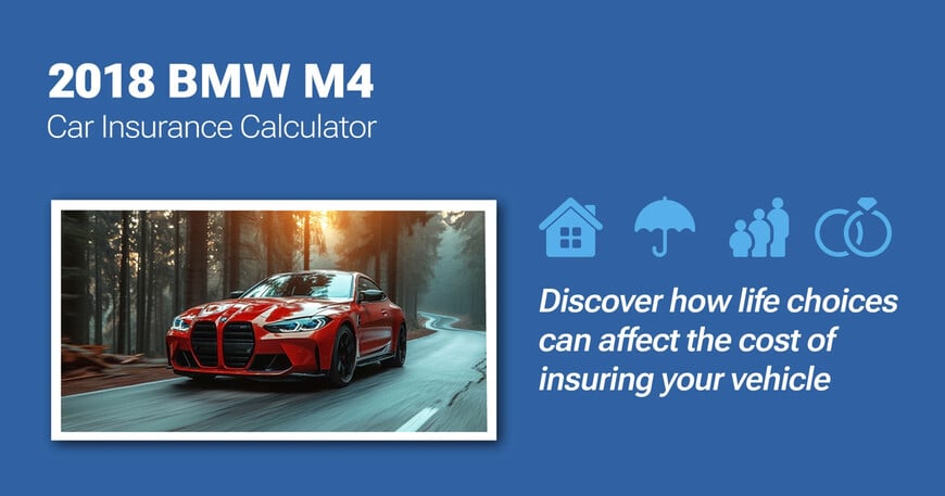 2018 BMW M4 car insurance calculator image