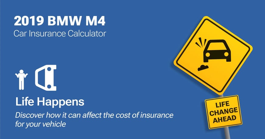 2019 BMW M4 car insurance calculator image