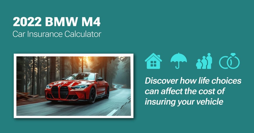2022 BMW M4 car insurance calculator image