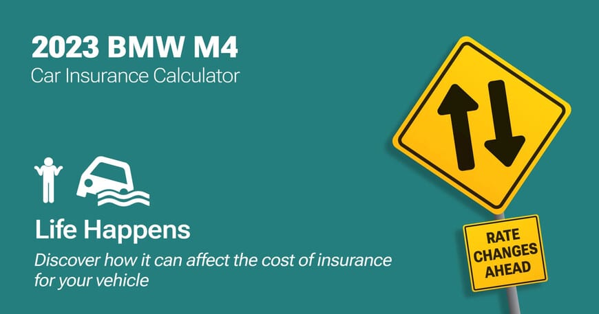 2023 BMW M4 car insurance calculator image