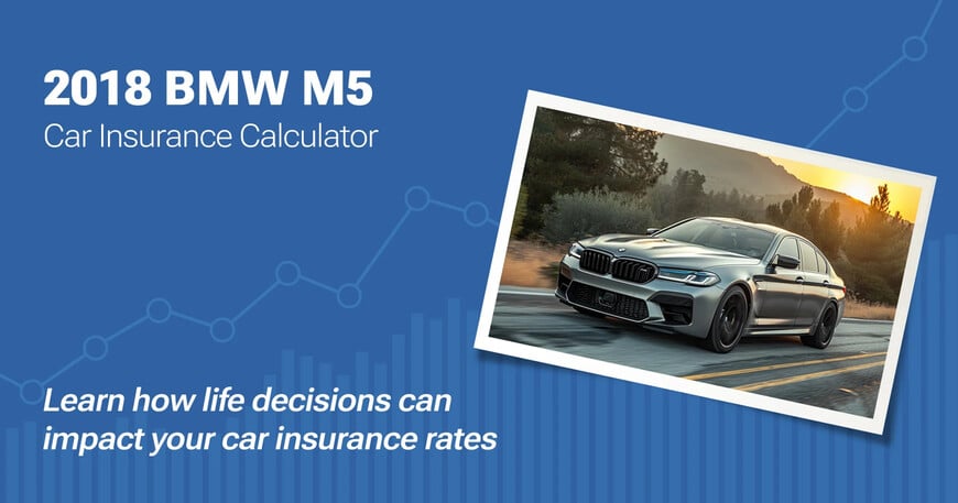 2018 BMW M5 car insurance calculator image