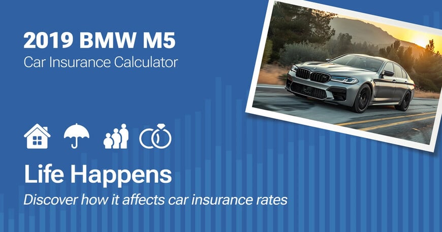 2019 BMW M5 car insurance calculator image