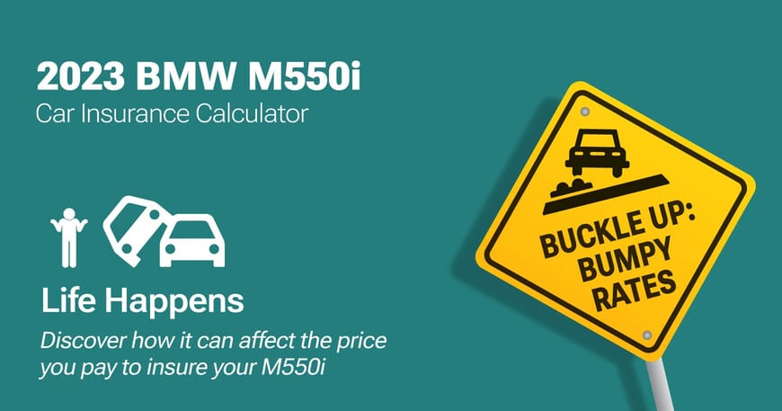 2023 BMW M550i car insurance calculator image