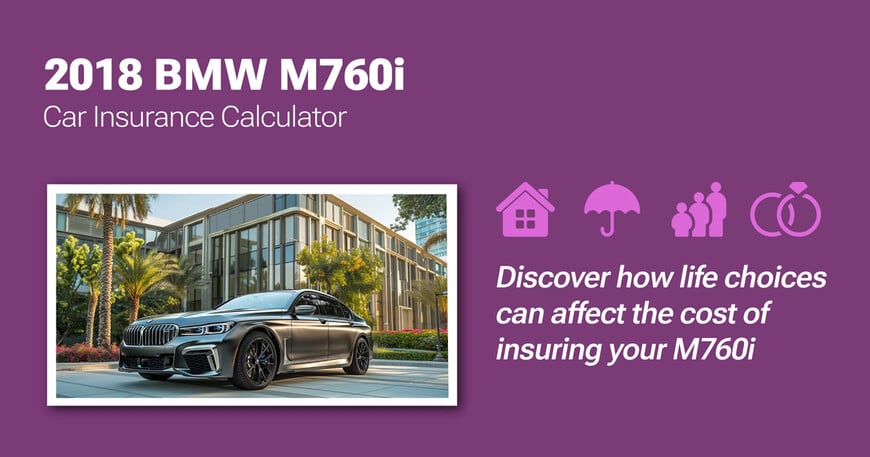 2018 BMW M760i car insurance calculator image