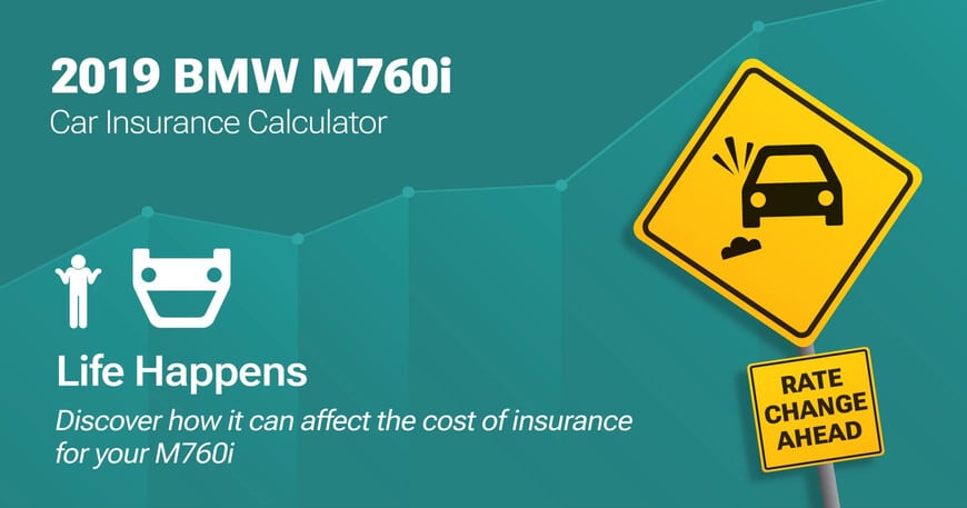 2019 BMW M760i car insurance calculator image