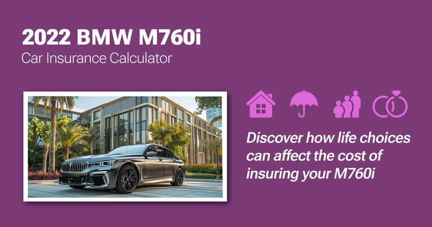 2022 BMW M760i car insurance calculator image