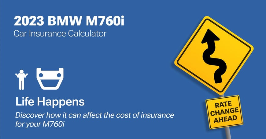 2023 BMW M760i car insurance calculator image