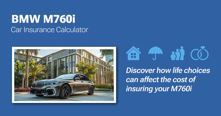 BMW M760i car insurance calculator image