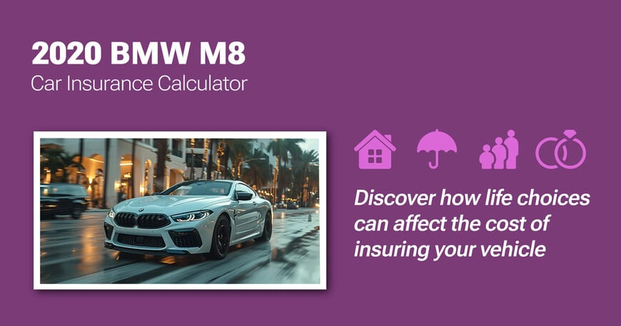 2020 BMW M8 car insurance calculator image