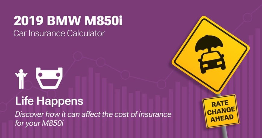 2019 BMW M850i car insurance calculator image
