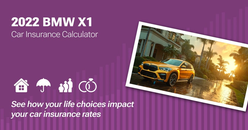 2022 BMW X1 car insurance calculator image
