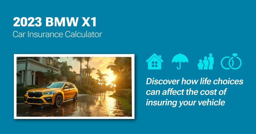 2023 BMW X1 car insurance calculator image