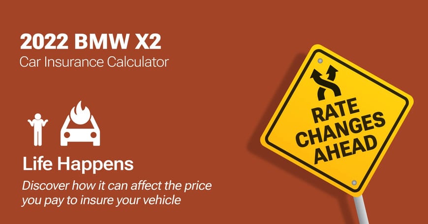 2022 BMW X2 car insurance calculator image