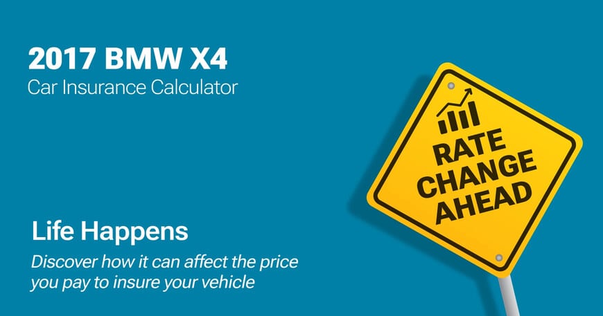 2017 BMW X4 car insurance calculator image