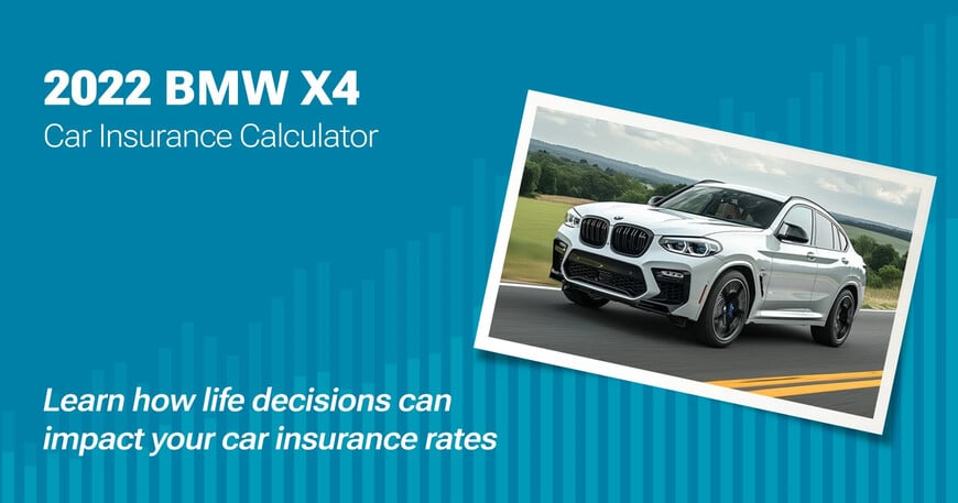 2022 BMW X4 car insurance calculator image