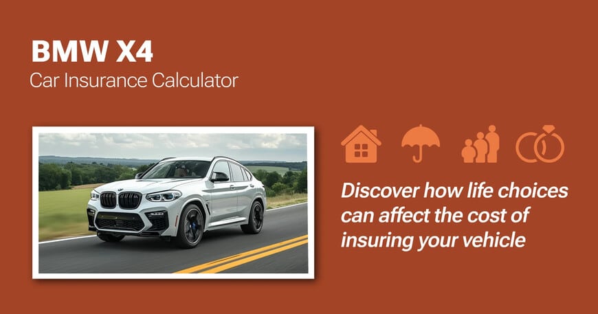 BMW X4 car insurance calculator image