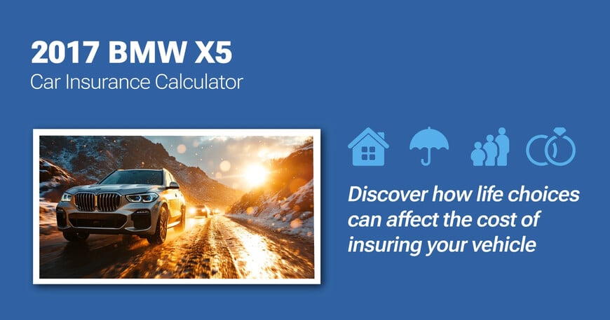 2017 BMW X5 car insurance calculator image