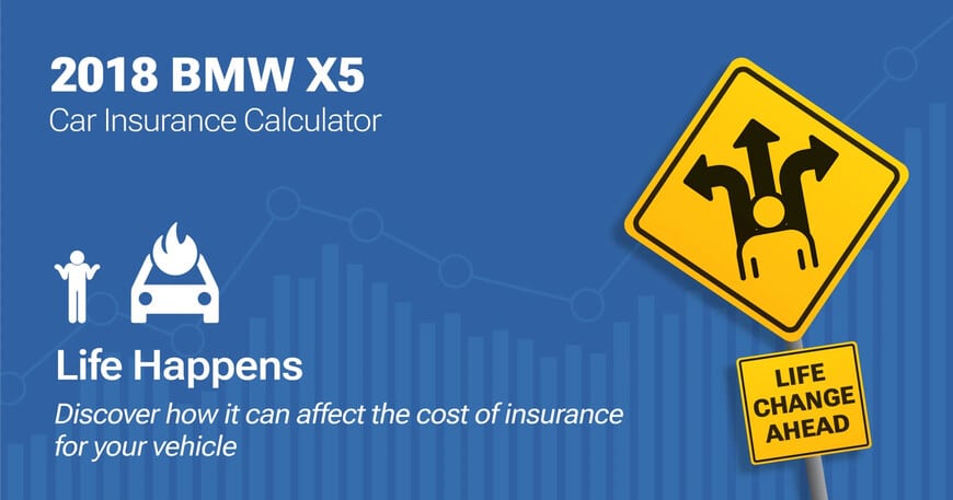 2018 BMW X5 car insurance calculator image