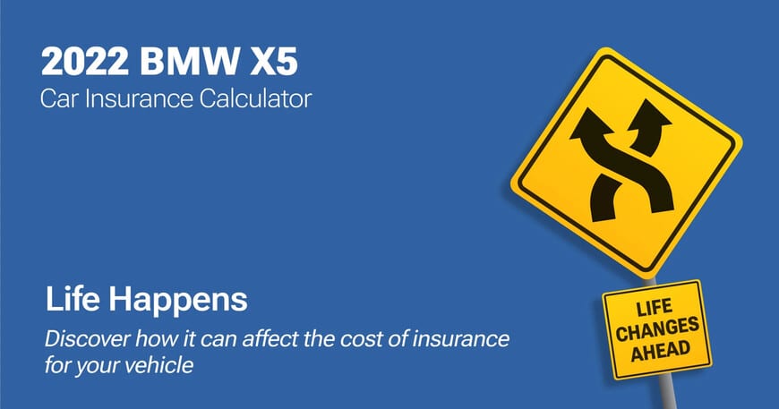 2022 BMW X5 car insurance calculator image