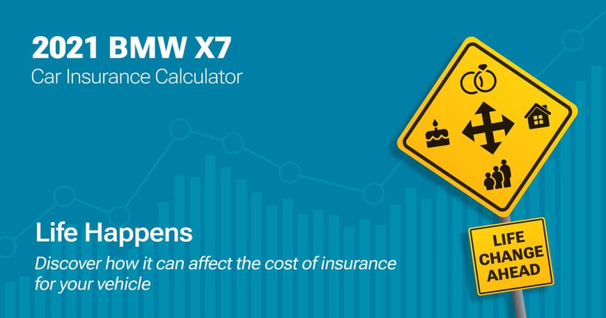 2021 BMW X7 car insurance calculator image