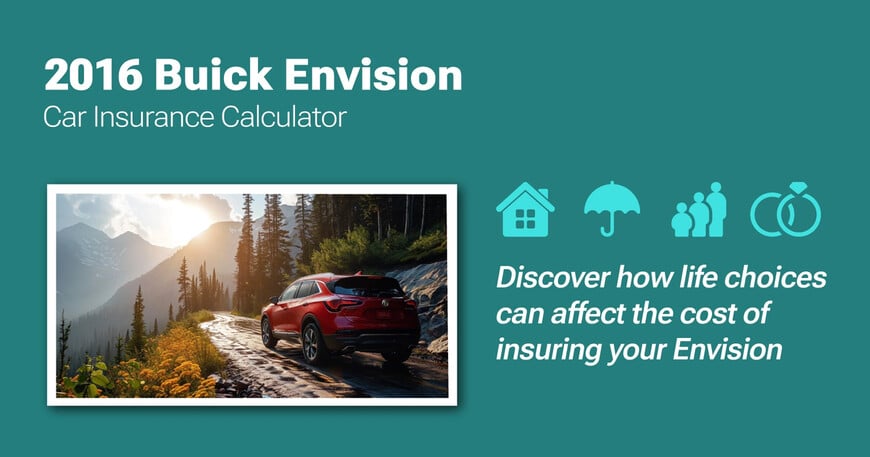 2016 Buick Envision car insurance calculator image