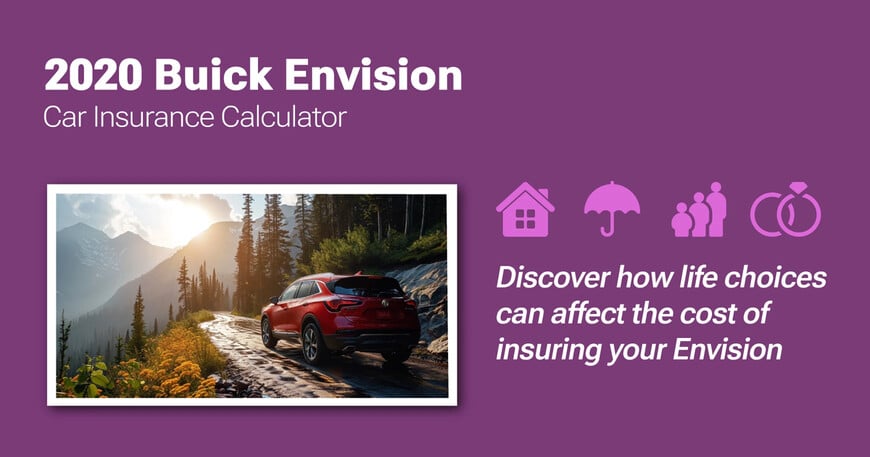 2020 Buick Envision car insurance calculator image